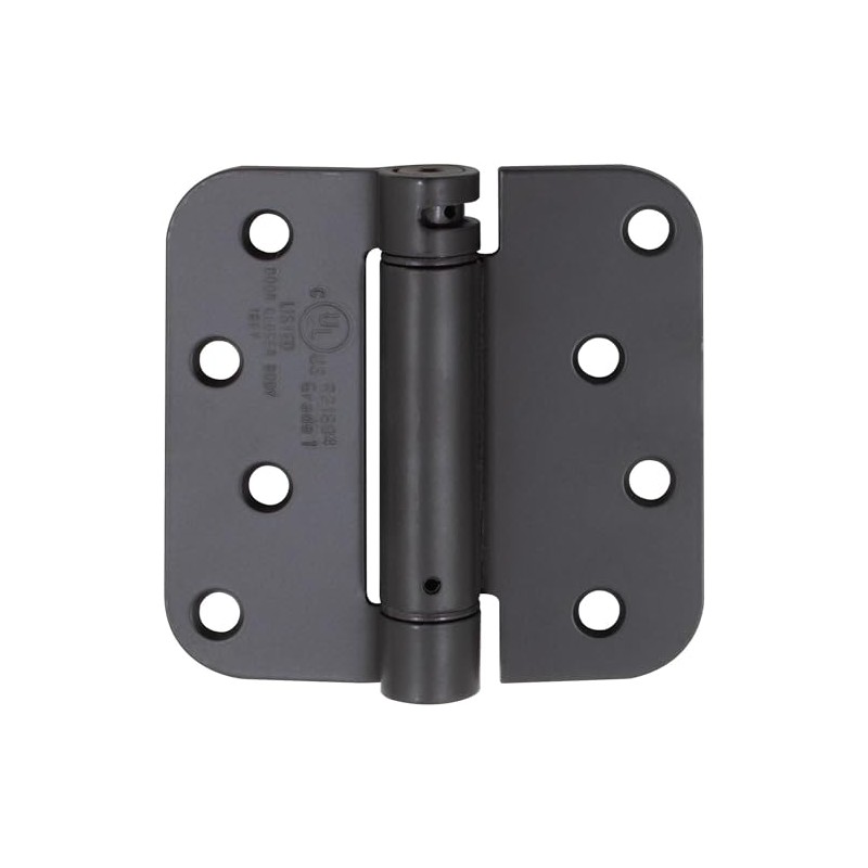 Stone Harbor Hardware Self-Closing Door Hinge, 4 Inches, 5/8" Radius