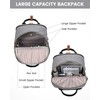 LOVEVOOK Women's Backpack Grey Black