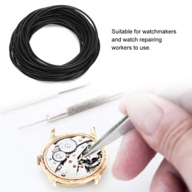 O-ring Watch Gasket Rubber Seal, 500 Pcs Watch Back Seal Gasket, Waterproof Simple Seal Washer Set, Watch Repair Tool, O-Ring Kit Rubber Washer Seal Assortment Set (0.7)