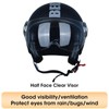 BEON 3/4 Open Face Motorcycle Helmet for Adults,DOT Approved -