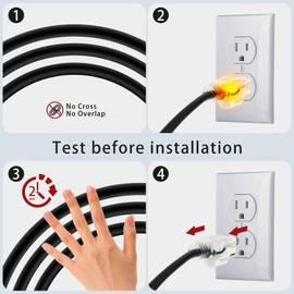 12FT Heat Tape for Water Pipes Freeze Protection 7W/FT 113V BDDFOTO Water Pipe Heat Cable,Self-Regulating Pipe Heater for Roof/RV/Water Storage Tank