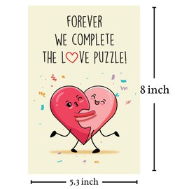 Cheerin Valentines Day Cards for Him and Her - Funny Hilarious Greeting Card with Envelope - Anniversary Present for Husband Wife Girlfriend Boyfriend