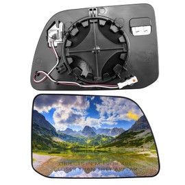 Right Passenger Side Mirror Replacement Fit for Ford Edge Lincoln MKX 2011-2015, Rear View Mirror Glass with Power Heated & Blind Spot