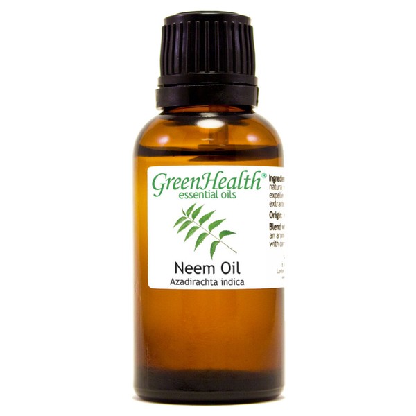 1 fl oz Neem Essential Oil (100% Pure & Natural) - GreenHealth