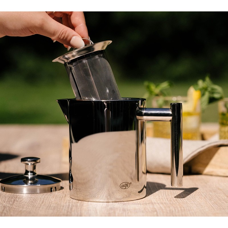 alfi 2109000060 Teekanne Edelstahl poliert 0.6 L