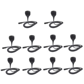 10 Pack PMMN4076 PMMN4076A Heavy-Duty Remote Speaker Microphone Noise Reduction Shoulder Mic Replacement for XPR3000 XPR3300 XPR3500 XPR3300e XPR3500e XPR 3300 3500 3300e 3500e Portable Radio
