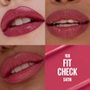 Maybelline Serum Lipstick Labial en Barra Hidratante Satin Fit Check