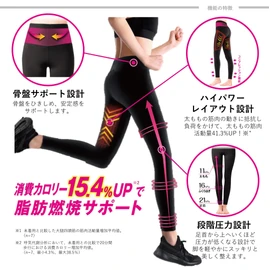 Beau Acty Compression Leggings Burning Fitness Leggings Black M Compression Sports Women