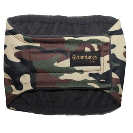 Glenndarcy Male Dog Belly Band - Urine Incontinence (Large Band and 2 Washable Pads, Camouflage)