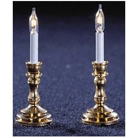 Cir-Kit Concepts Dollhouse Miniature Electrified Candlesticks
