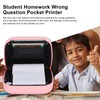 Mini Pocket Printer Bluetooth Thermal Portable Student Wrong Exercise Photo