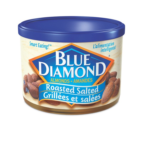 Blue Diamond Roasted Salted Almonds, 170 Grams