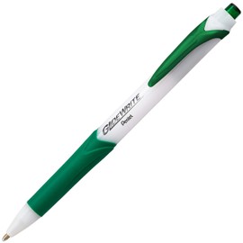 Pentel GlideWrite Retractable Ballpoint Pen, Ultra Smooth Everyday Writing, Office Supplies, School Supplies, 1.0mm Bold Point, Green Ink, BX910-D, Box of 12