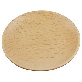 Alphax 902454 Small Plate, Wood Grain, 3.1 x 0.4 inches (8 x 1 cm), Beech, Blister Plate