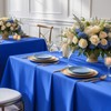 WDF 54 Inch X 100 Feet Blue Plastic Table Cover