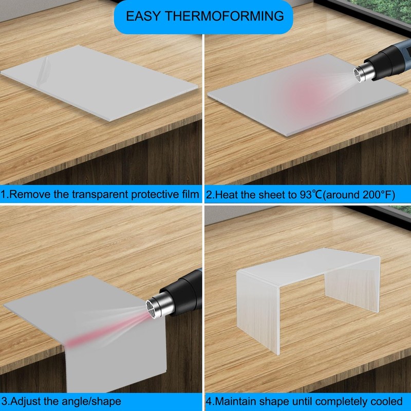 Plastic Panel 3 mm 30 x 20 cm Plastic Plate