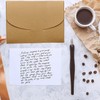Youery 50 Pieces Kraft Paper Envelopes Postcard Envelope Creative Retro