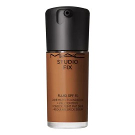 Base Líquida MAC Studio Fix Fluid | NC58 | Mate | SPF 15 Cobertura 24h Media-Alta | 30ml