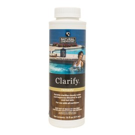 Natural Chemistry Clarify, 1 Pint, Clarifies Cloudy Water Quickly, Improves Filtration, Suitable for Use with All Sanitizers