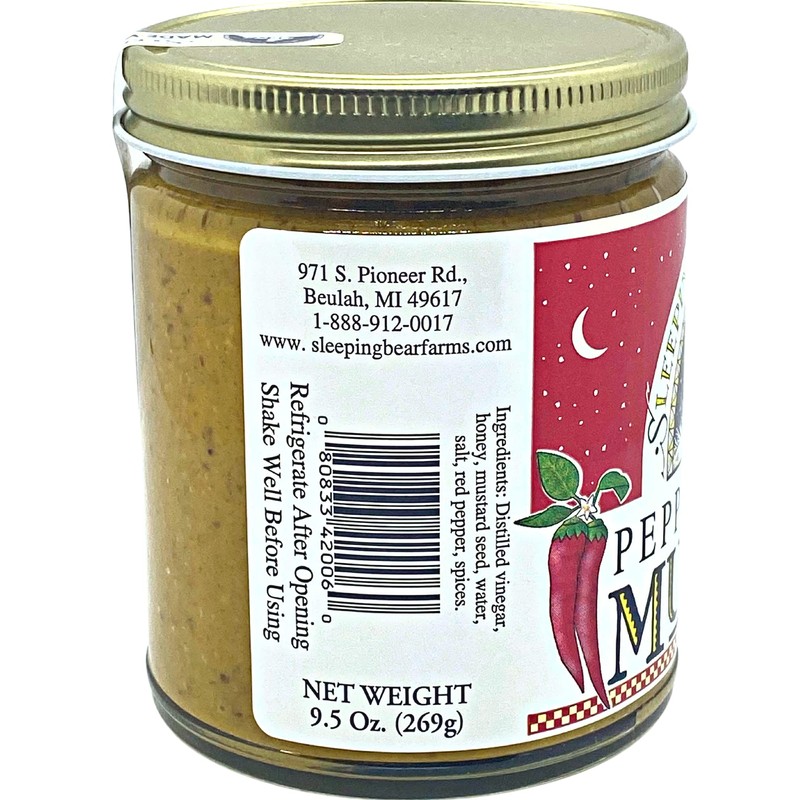 Pepper Honey Mustard 9.5 oz. Jar