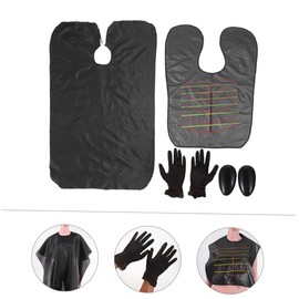 IWOWHERO 4Pcs Hair Coloring Kit Durable Ear Covers Gloves Cape for DIY Hair Tinting and Coloring for Home and Salon Use Convenient