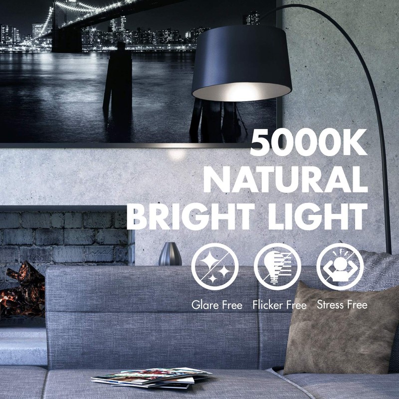 Tenergy LED Light Bulb, 9 Watts (60W Equivalent) A19 E26