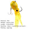 Generic Bionic Pulpo cebos para la pesca señuelos suave, plomo,