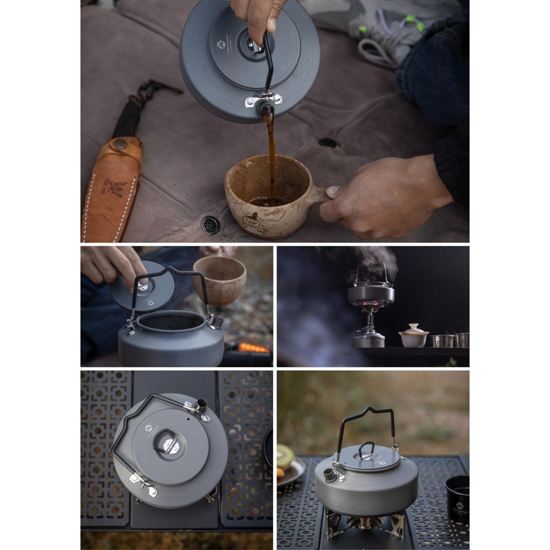 Camping Moon S800 Anodized Femina Kettle for 1 Person 0.8L