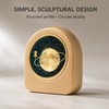 LED Galaxy Crystal Ball with Wooden Base for Home Decor
