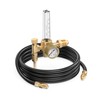 bestarc Argon CO2 Flow Meter Gas Regulator with 8.2FT Gas