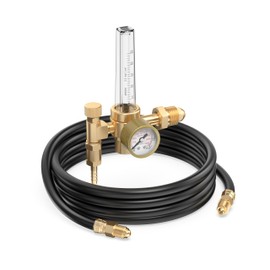 bestarc Argon CO2 Flow Meter Gas Regulator with 8.2FT Gas Hose for MIG TIG Welding