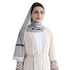 JINTN Women Printed Keffiyeh Arab Muslim Hijab Islamic Long Scarf