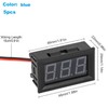 RUNCCI-YUN 5pcs DC 5V-120V Digital Voltage Display, 0.56 Inch 2-Wire
