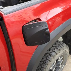 carpart2021 Matte BlackSide Door Fuel Oil Tank Cap Cover For Toyota Tacoma 2016-2023