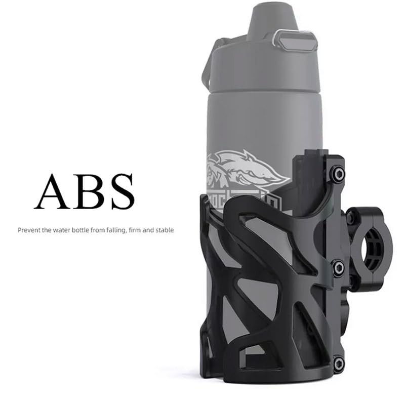 AIMALL Adjustable Motorcycle & Bicycle Cup Holder, Universal Water Bottle