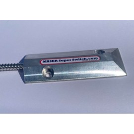 Generic Overhead door contact Magnet switch alarm sensor Roll-up garage door kit (Everything Included) Maser Super Switch (MSA-400), Silver