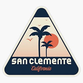 BZ Trading San Clemente California Vinyl Decal Wall Laptop Bumper Sticker 5 inch (RDB-USA-STICKERS-1638)
