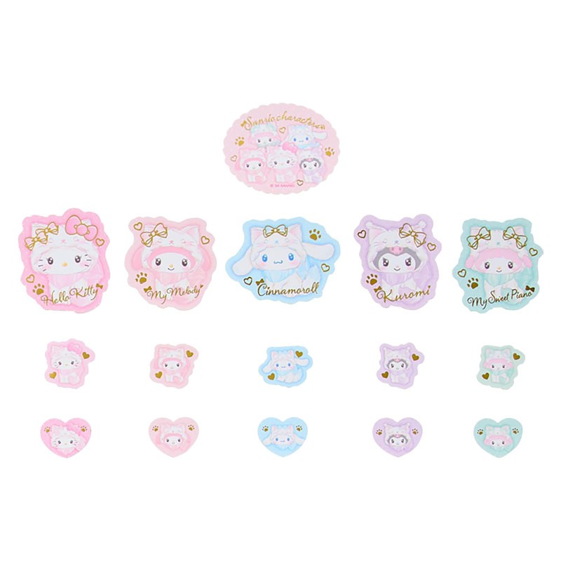 Sanrio 685992 Sticker Set (Milky Cat), Sanrio Characters, For Ages