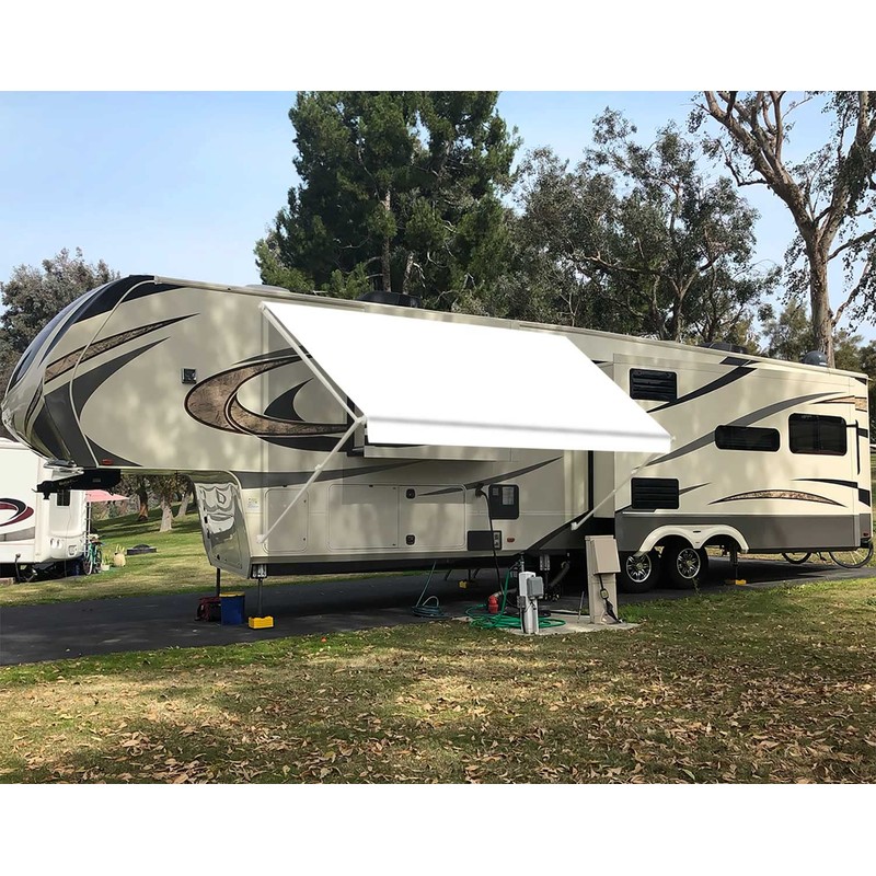 Leaveshade RV Awning Fabric Replacement Camper Trailer Awning Fabric Super