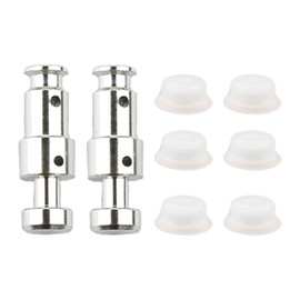 Rumyve2PCS Replacement Float Valve Pressure Cooker Replacement Parts,Pressure Cooker Accessories Universal Float Valve Stainless Steel