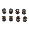 4PCS 4mm Widen Brass Wheel Hex Extended Adapter for Axial