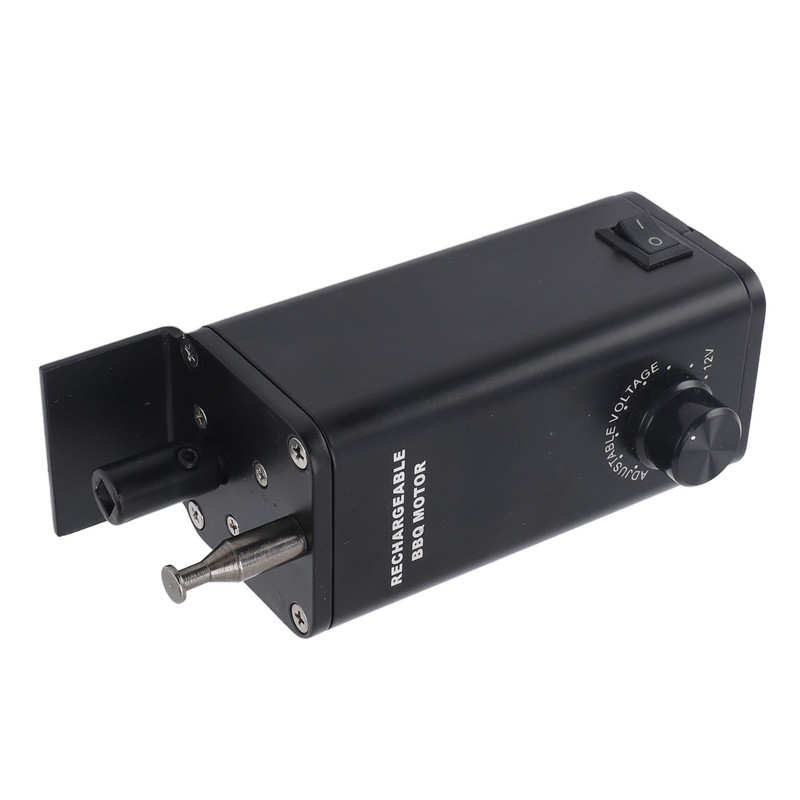 Rotisserie Motor Aluminum Alloy 10W 3 to 12V Adjustable Rechargeable