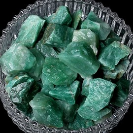 XIANNVXI XIANNVXI Grn Aventurin Stein Rohsteine Premium 100% Natrliche Kristalle Steine Edelsteine Set Heilsteine Raw Kristall Heilung (200G)