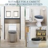 Kingdder 3 Pcs Toilet Lid Cover for Bathroom, Machine Washable,