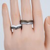 icooci 10 Packs Stackable Braided Silicone Wedding Ring – Thin