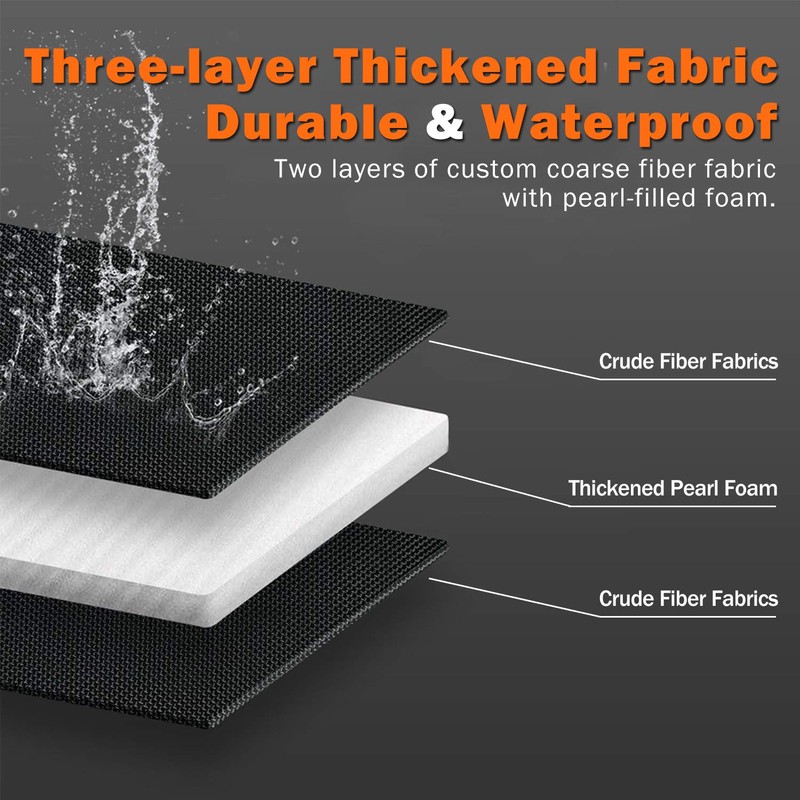 KSEIBI Canvas Tool Bag with Pocket (Back Pack)