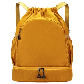 FAVORTALK Sports Backpack Dry-Wet Separation Gym Bag with Shoe Compartment Large Capacity Sports Bag with Bottom Compartment Adjustable Shoulder Straps Sports Backpacks for Sports Travel Swimming -