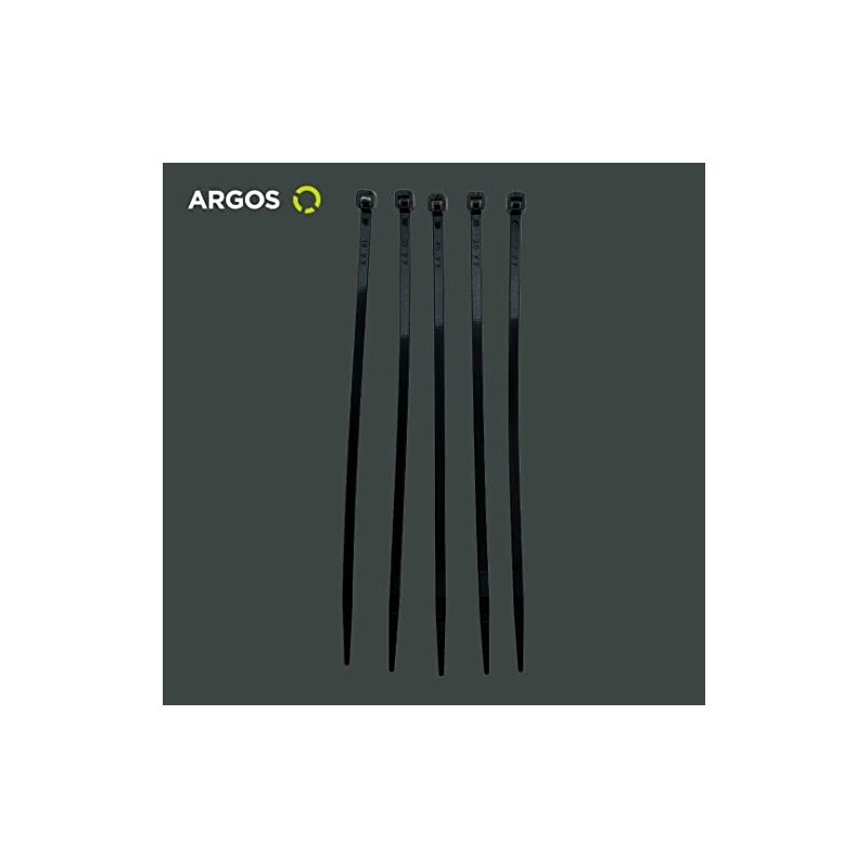 ARGOS Cinchos de plastico, Bridas de plastico, 300 Piezas Negro,