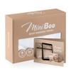 MINIBOO Premium Ultra Soft Organic Bamboo Baby Hooded Towel with