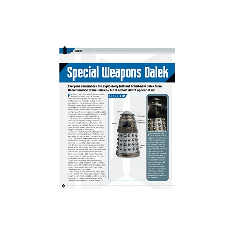 Doctor Who Figurine Collection # 25 Special Weapons Dalek